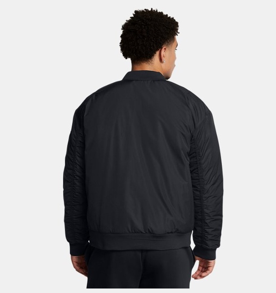 Siyah Erkek UA Project Rock Bomber Ceket