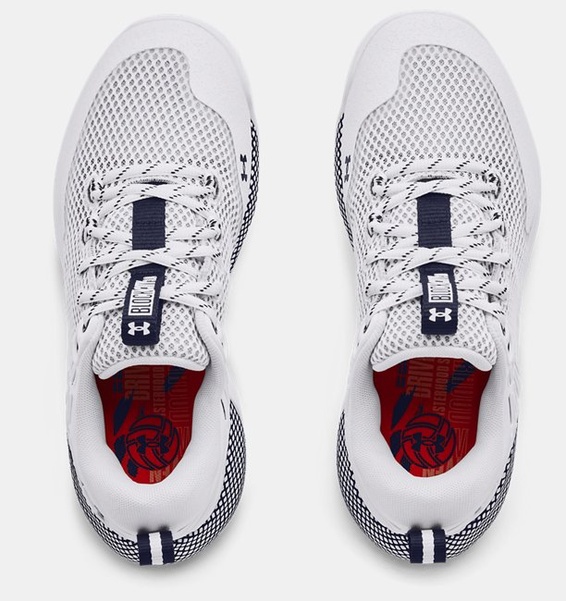 Beyaz Kadın UA HOVR™ Block City Voleybol Ayakkabısı