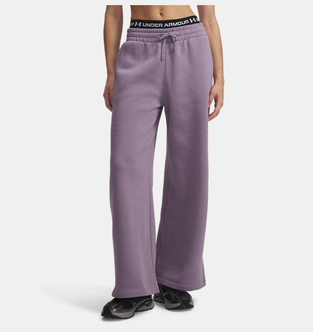 Kadın UA Rival Fleece Wide Eşofman Altı Gri