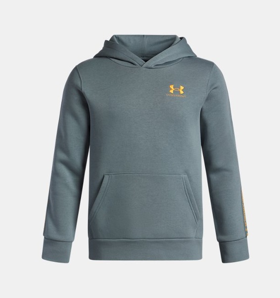 Mavi Erkek Çocuk UA Icon Fleece Kapüşonlu Taping Sweatshirt