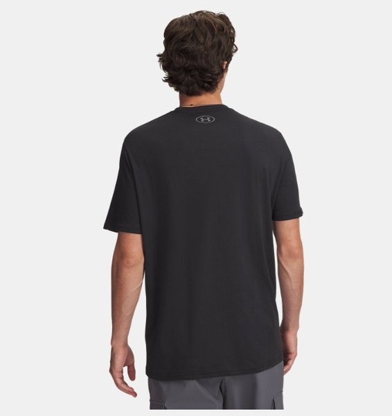 Siyah Erkek UA Team Issue Wordmark Kısa Kollu T-shirt