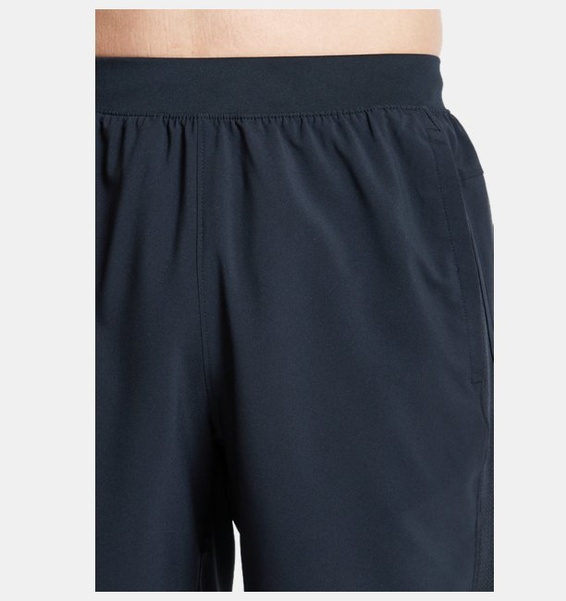 Siyah Erkek UA Launch 7" Koşu Şortu