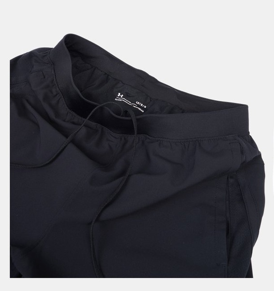 Siyah Erkek UA Launch 7" Koşu Şortu