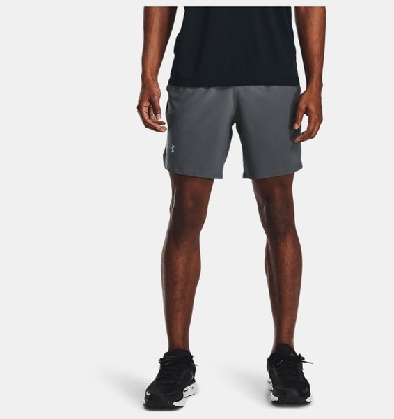 Gri Erkek UA Launch 7" Koşu Şortu