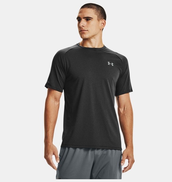 Siyah Erkek UA Tech™ 2.0 Kısa Kollu T-shirt