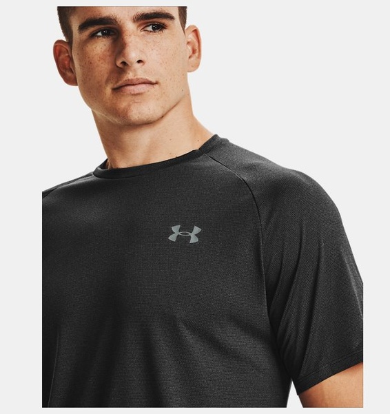 Siyah Erkek UA Tech™ 2.0 Kısa Kollu T-shirt