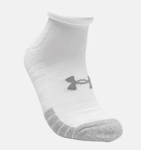 Gri Yetişkin HeatGear® Lo Cut Çorap 3'lü Paket