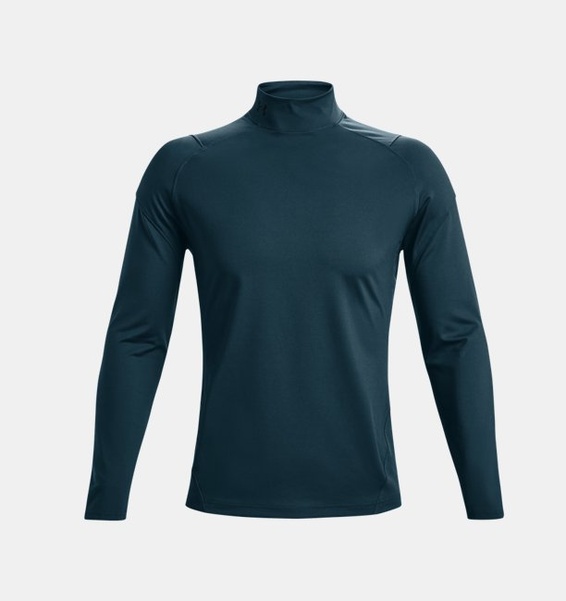 Mavi Erkek UA RUSH™ ColdGear® Yarım Balıkçı