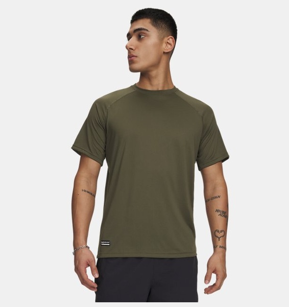 Yeşil Erkek UA Tactical Tech™ Kısa Kollu T-shirt