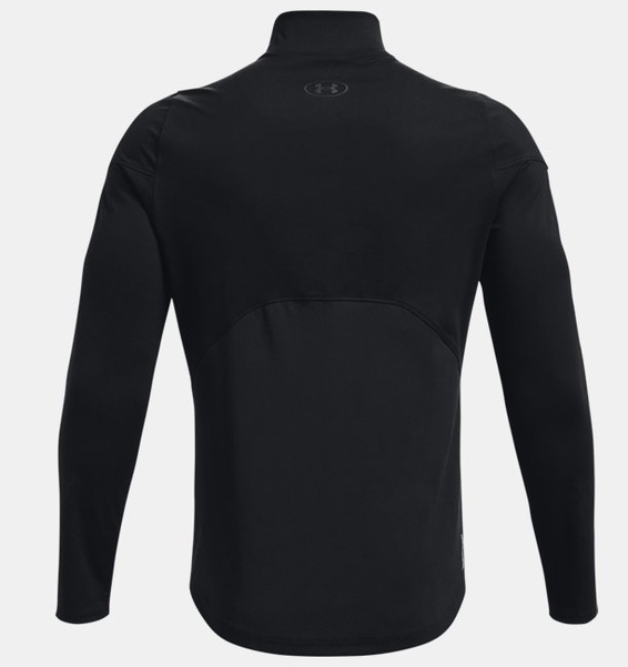 Siyah Erkek UA RUSH™ ColdGear® Yarım Balıkçı
