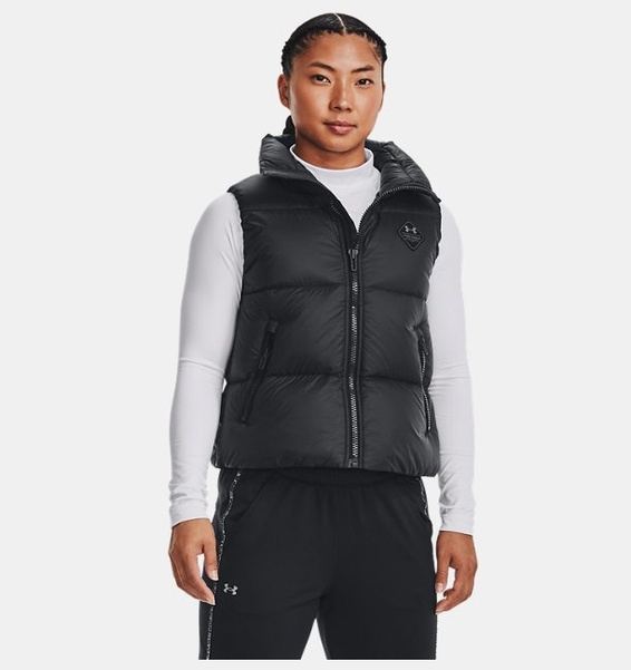 Siyah Kadın UA Storm ColdGear® Infrared Down Yelek