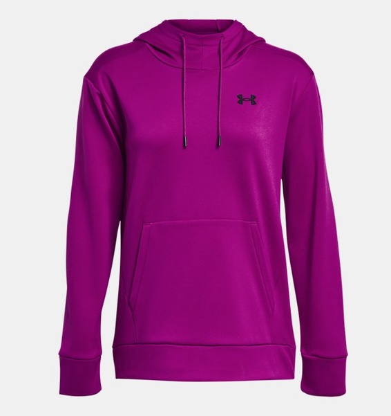 Mor Kadın Armour Fleece® Left Chest Kapüşonlu Üst