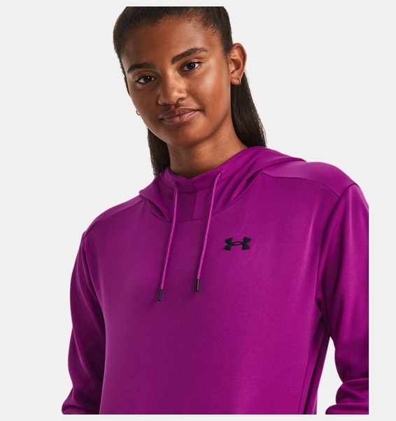 Mor Kadın Armour Fleece® Left Chest Kapüşonlu Üst