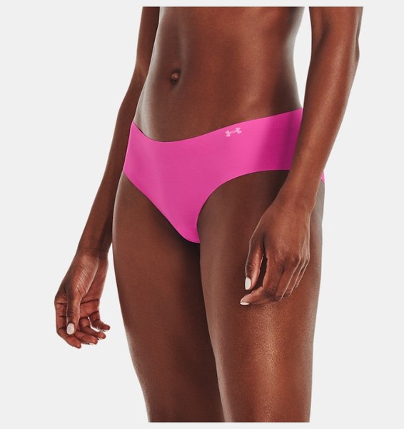 Pembe Kadın UA Pure Stretch Hipster 3'lü Paket