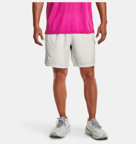 Gri Erkek UA Launch 7" Koşu Şortu