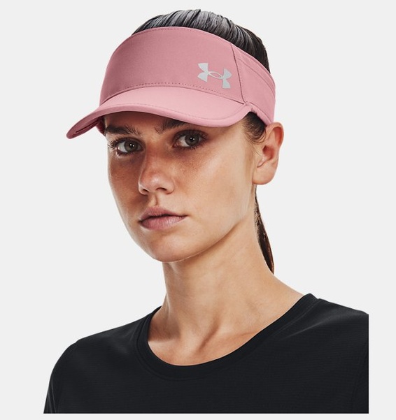 Pembe Kadın UA Serin Tutan Launch Koşu Siperlik