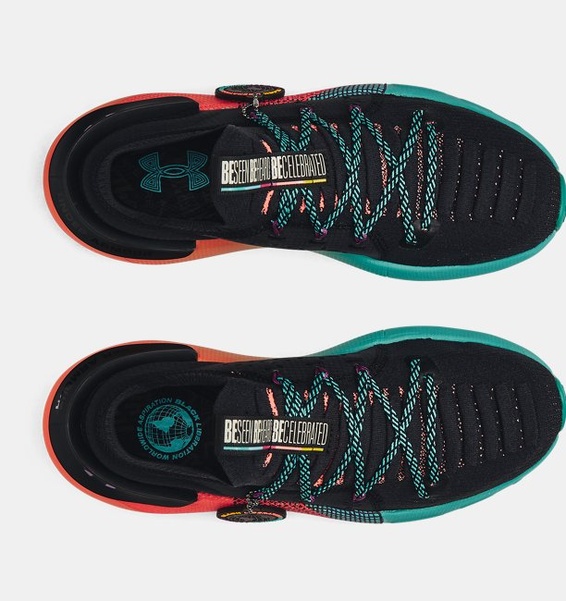 Siyah Unisex UA HOVR™ Phantom 3 Black History Month Antrenman Ayakkabısı