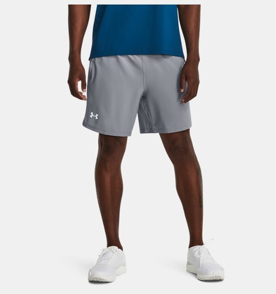 Gri Erkek UA Launch 7" Koşu Şortu