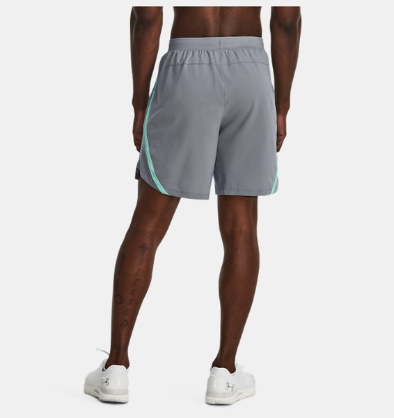 Gri Erkek UA Launch 7" Koşu Şortu