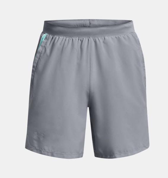 Gri Erkek UA Launch 7" Koşu Şortu
