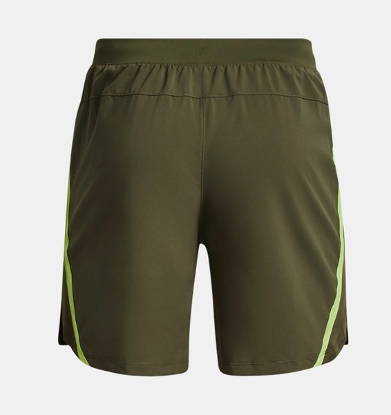 Yeşil Erkek UA Launch 7" Koşu Şortu