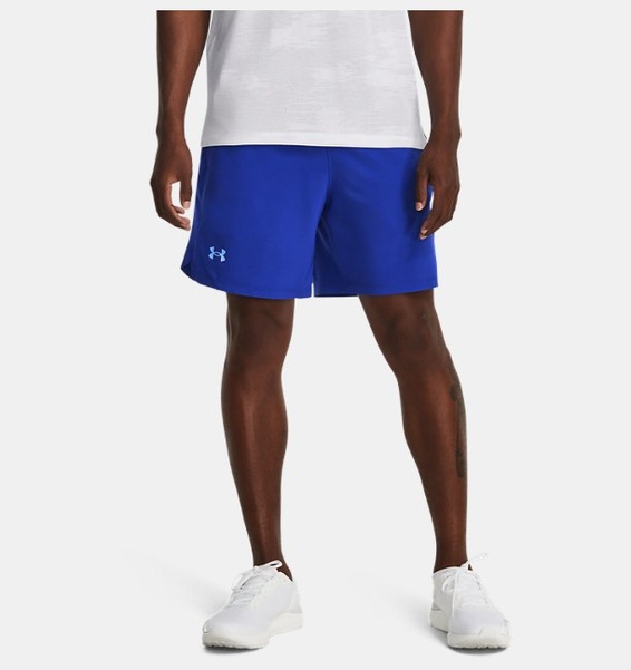 Lacivert Erkek UA Launch 7" Koşu Şortu