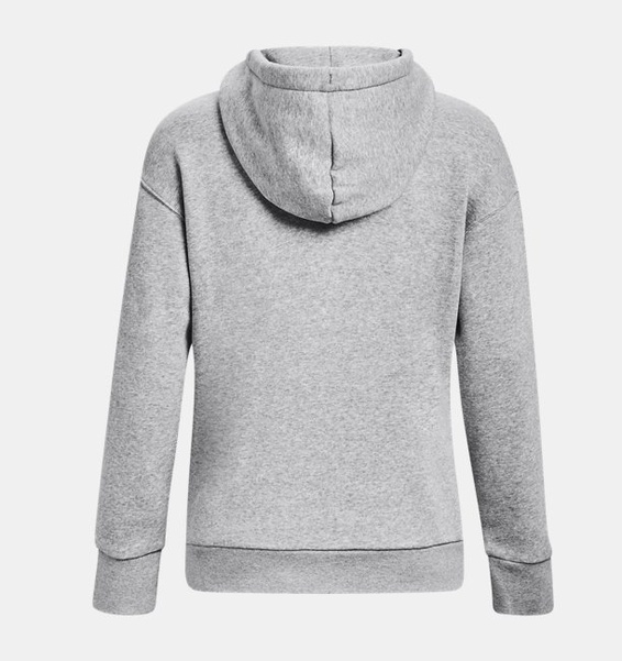Gri Kadın UA Essential Fleece Kapüşonlu Üst