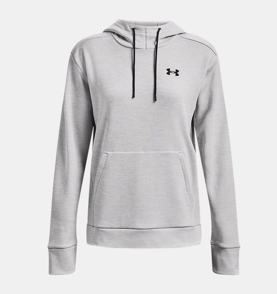 Gri Kadın Armour Fleece® Left Chest Kapüşonlu Üst