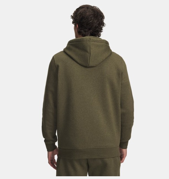 Haki Erkek UA Icon Fleece Kapüşonlu Üst