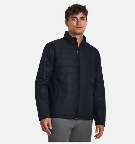 Siyah Erkek UA Storm Session Golf Ceketi