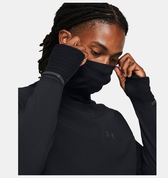 Siyah Erkek UA Qualifier Cold Kapüşonlu Üst