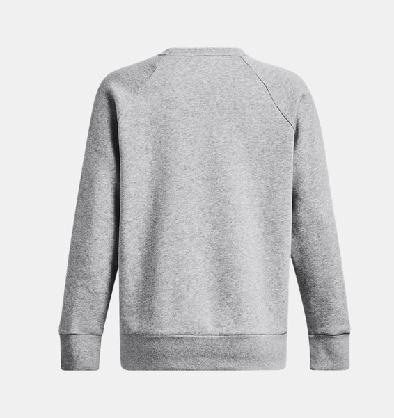 Gri Kadın UA Rival Fleece Bisiklet Yaka Sweatshirt