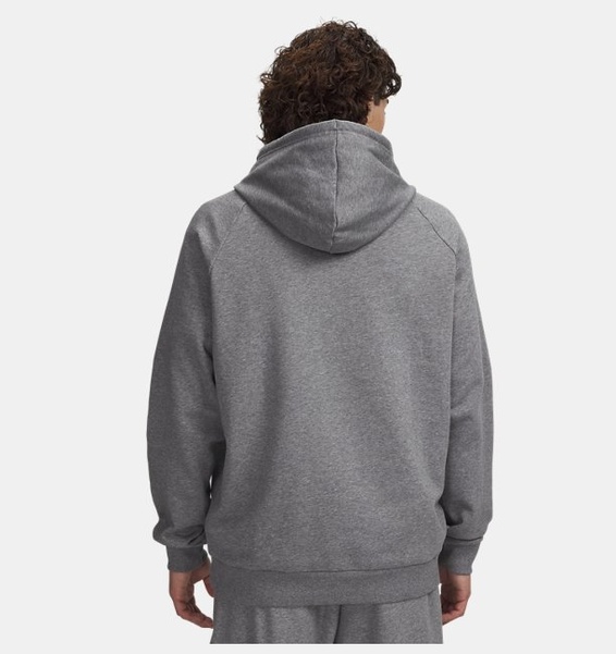 Gri Erkek UA Rival Fleece Logo HD Sweatshirt