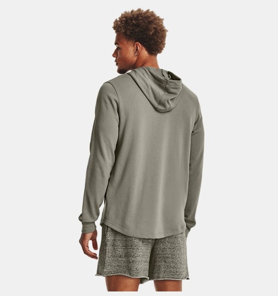 Yeşil Erkek UA Rival Terry Graphic Kapüşonlu Üst