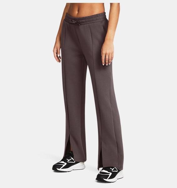 Gri Kadın UA Unstoppable Fleece Split Eşofman Altı