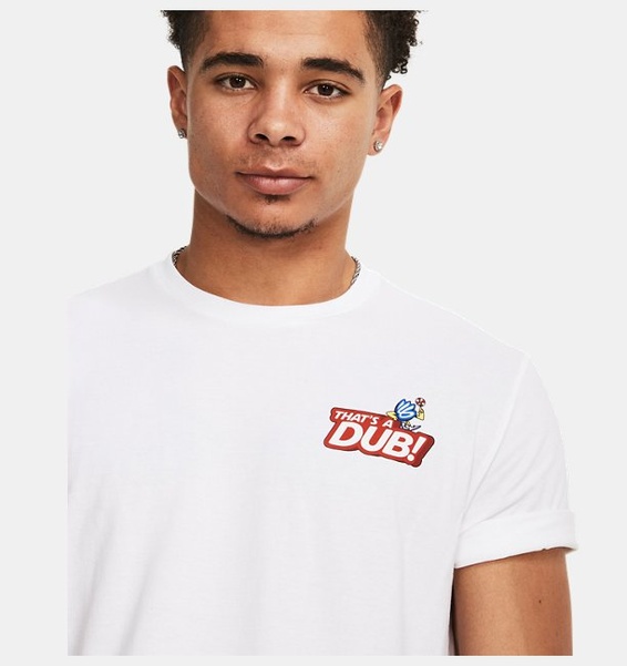 Beyaz Erkek Curry Dub GOAT Kısa Kollu T-shirt