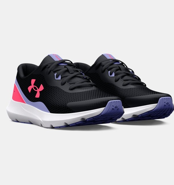 Siyah Kız Çocuk UA Surge 3 Koşu Ayakkabısı