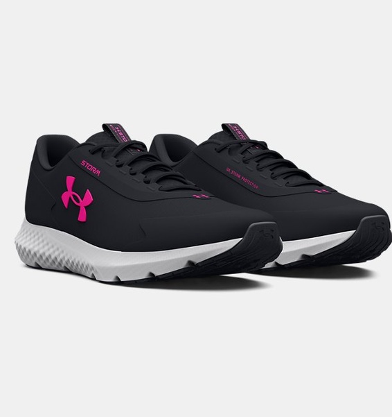 Siyah Kadın UA Charged Rogue 3 Storm Koşu Ayakkabısı