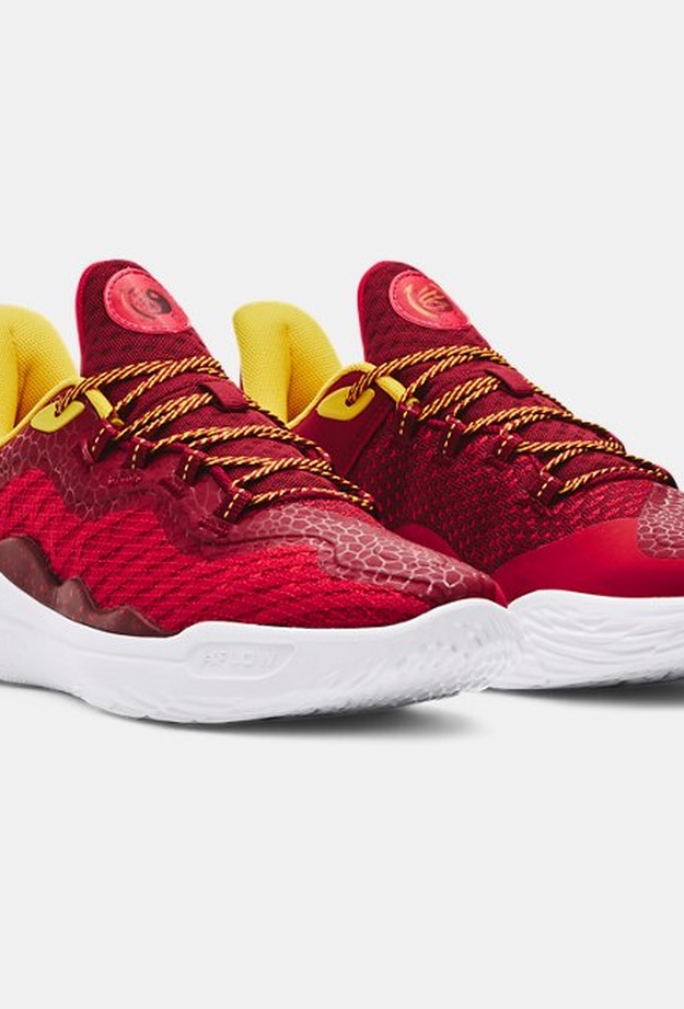 UA CURRY11 Fire カリー11 ファイヤー Unisex Curry 11 Bruce Lee 'Fire' Basketbol Ayakkabısı Kırmızı