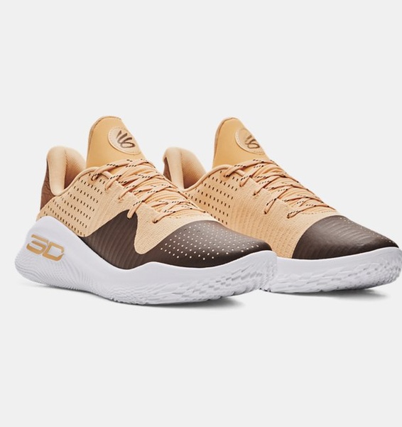 Turuncu Unisex Curry 4 Low FloTro 'Curry Camp' Basketbol Ayakkabısı