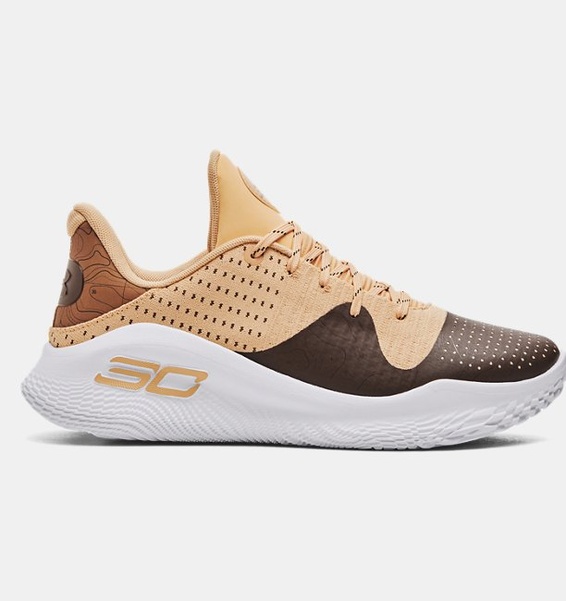 Turuncu Unisex Curry 4 Low FloTro 'Curry Camp' Basketbol Ayakkabısı