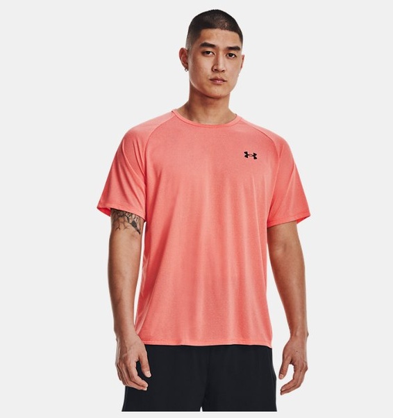 Pembe Erkek UA Tech™ 2.0 Kısa Kollu T-shirt