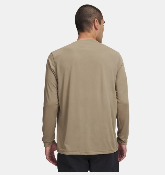 Kahverengi Erkek Tactical UA Tech™ Uzun Kollu  T-Shirt