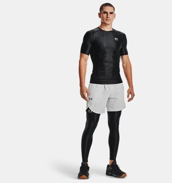 Siyah Erkek UA Iso-Chill Compression Kısa Kollu T-shirt