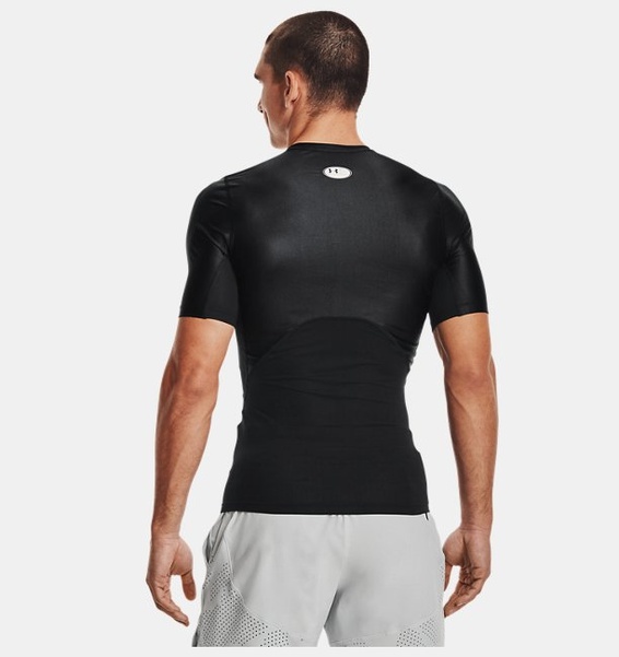 Siyah Erkek UA Iso-Chill Compression Kısa Kollu T-shirt