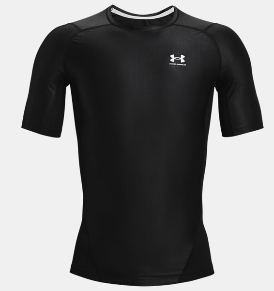 Siyah Erkek UA Iso-Chill Compression Kısa Kollu T-shirt