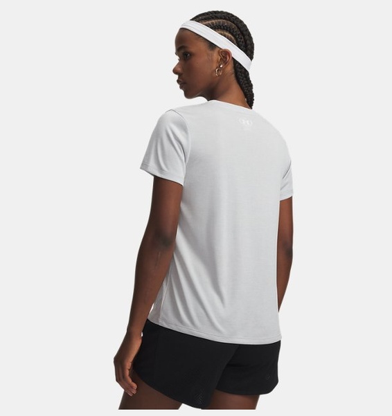 Gri Kadın Tech Twist Kısa Kollu T-shirt