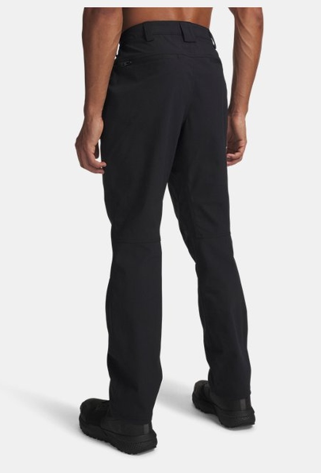 Erkek UA Enduro Elite Flat Front Pantolon Siyah 196886227614
