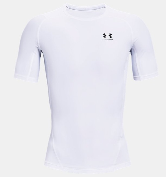 Beyaz Erkek UA Iso-Chill Compression Kısa Kollu T-shirt