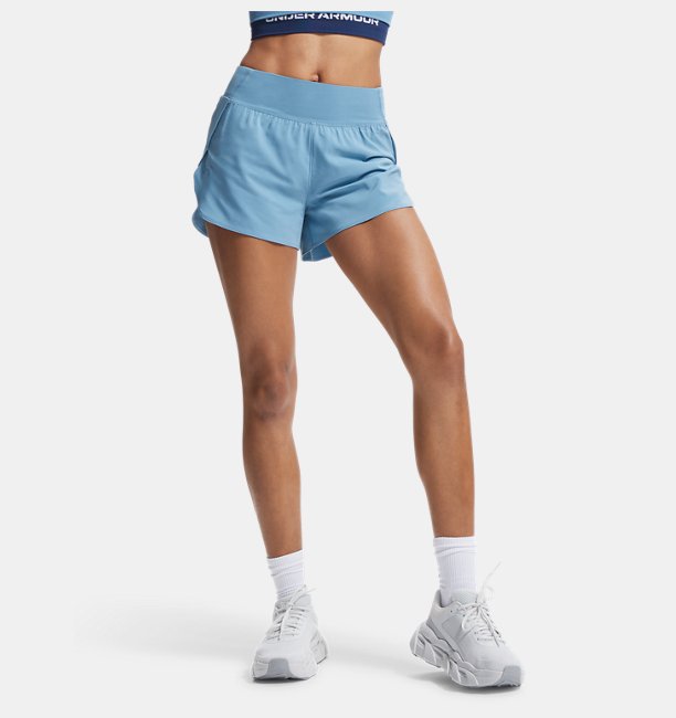 Kadın UA Vanish 2in1 Şort Mavi